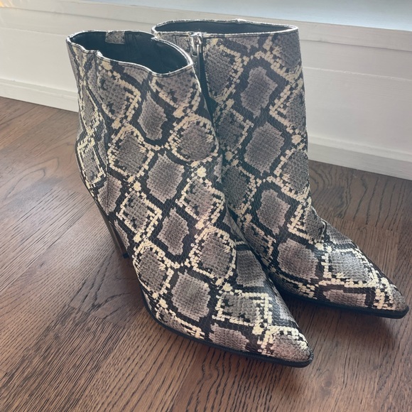 Circus by Sam Edelman Snakeskin Print Booties - Picture 7 of 7